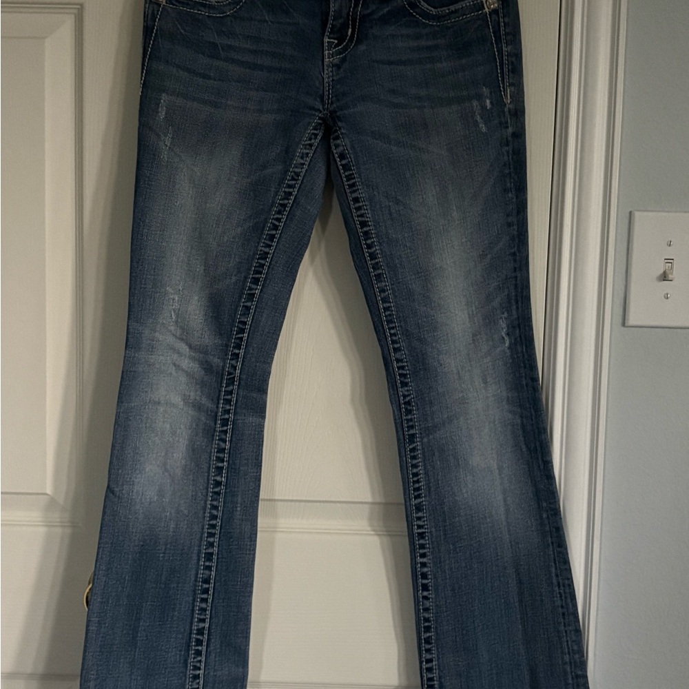 Miss Me Dark Blue Flare Jeans
